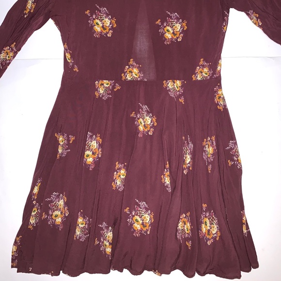 Floral button up mini dress - Picture 3 of 3